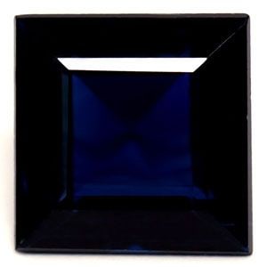 Square 1.08Ct Blue Ec - Loose Sapphire Gemstone (1 of 1)