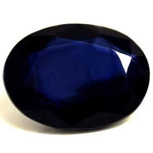 Oval 3.52Ct Blue Ec - Loose Sapphire Gemstone (1 of 1)