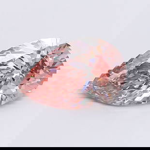 Pear 2.01Ct Fancy Intense Brownish Pink Vs1 - Loose Lab Diamond: Source: This Is A Real Diamond Grown In A Lab Not Mined. Carat: 2.01 Cut: - Color: Fancy Intense Brownish Pink Clarity: VS1 Polish: GD Symmetry: GD Measurements: 11.05L X 6.91W X 4.4H Certification: I