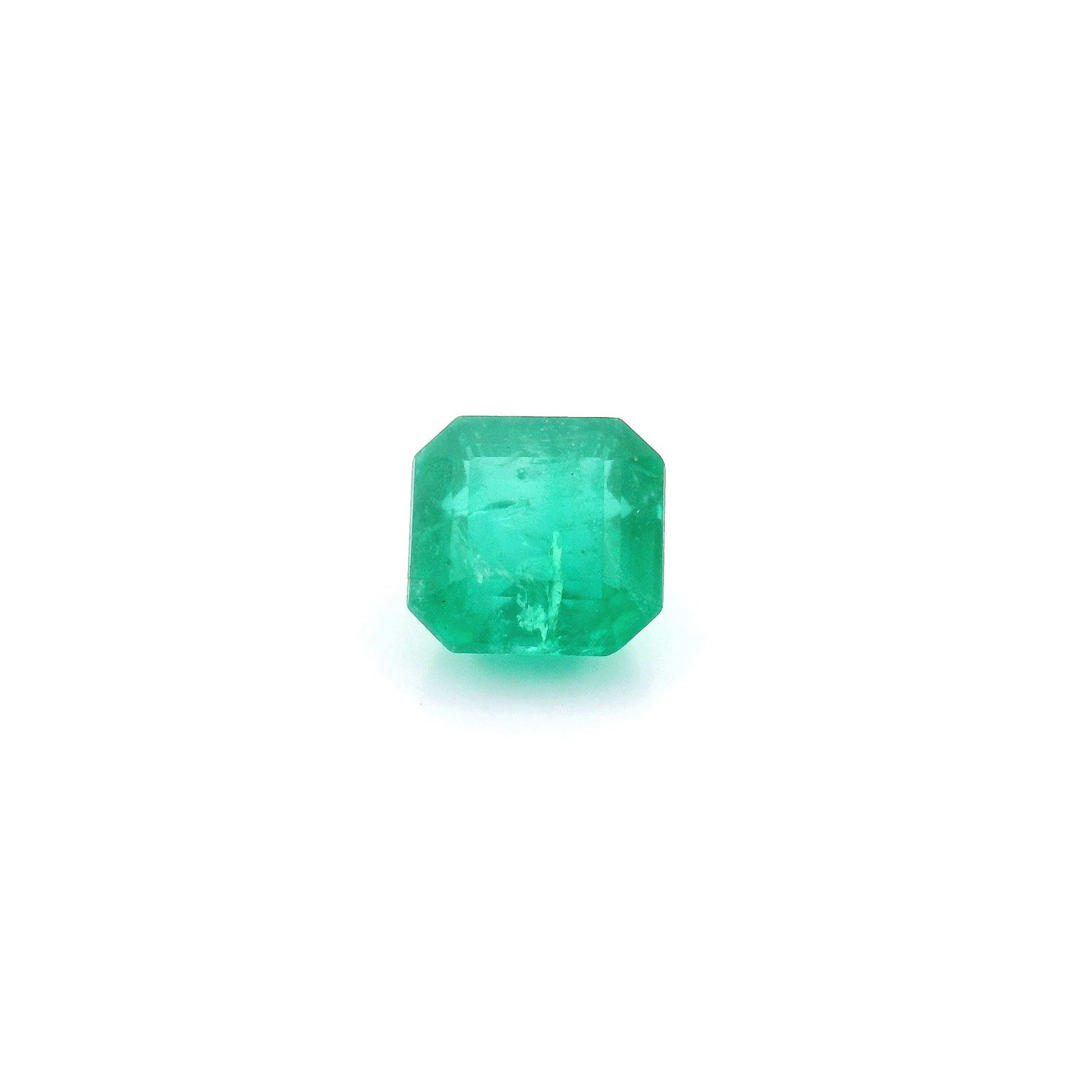 Octagonal 1.02Ct Green Mi - Loose Emerald Gemstone (1 of 1)