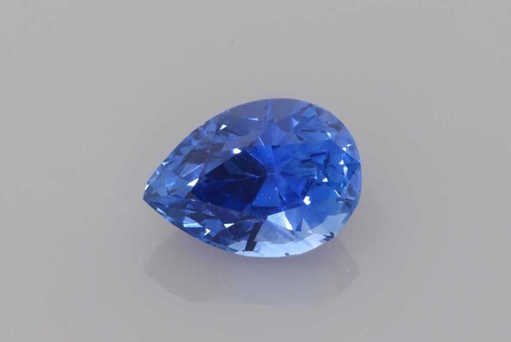 Pear 1.02Ct Blue Si - Loose Sapphire Gemstone (1 of 1)