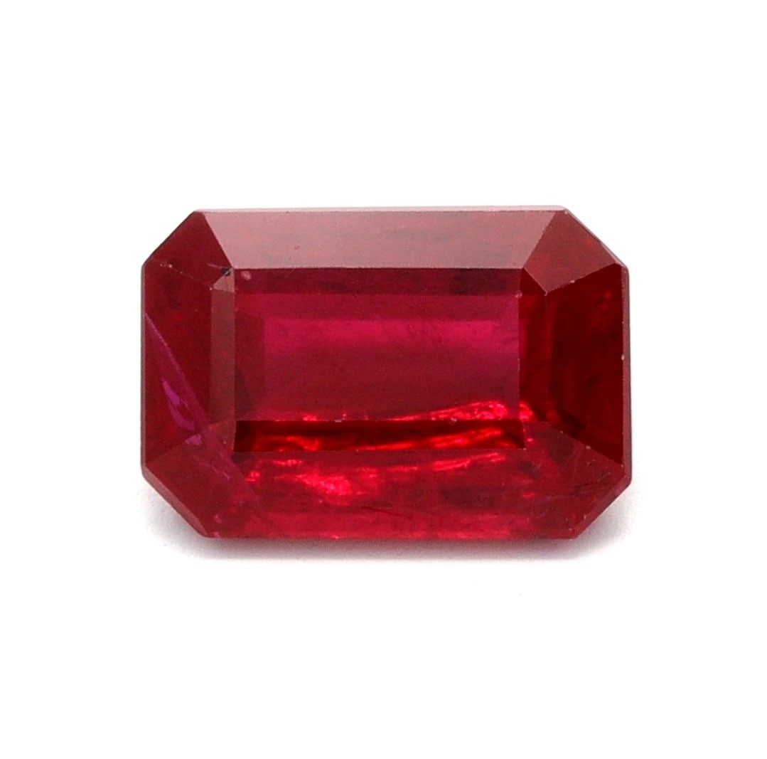 Emerald 1.09Ct Red Si - Loose Ruby Gemstone (1 of 1)