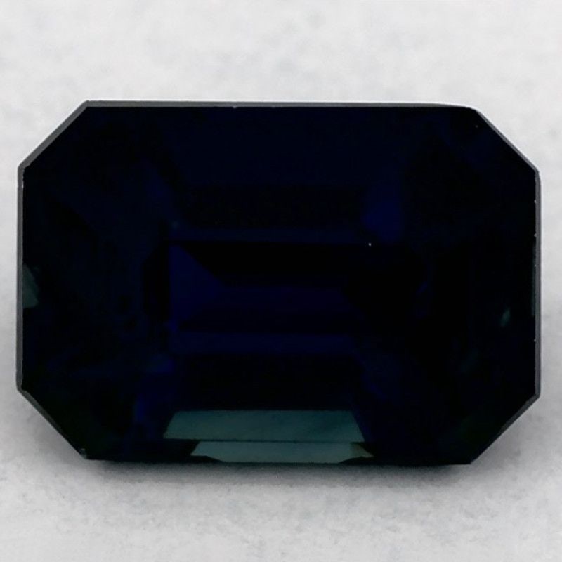 Octagonal 1.51Ct Green Si - Loose Sapphire Gemstone (1 of 1)