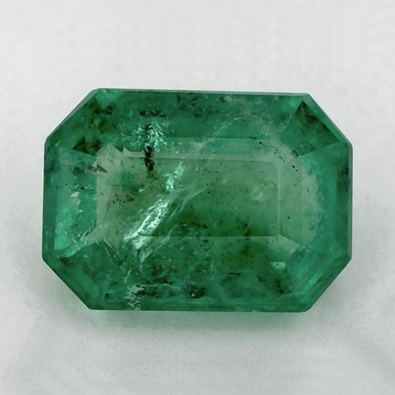 Octagonal 1.57Ct Green Si - Loose Emerald Gemstone (1 of 1)