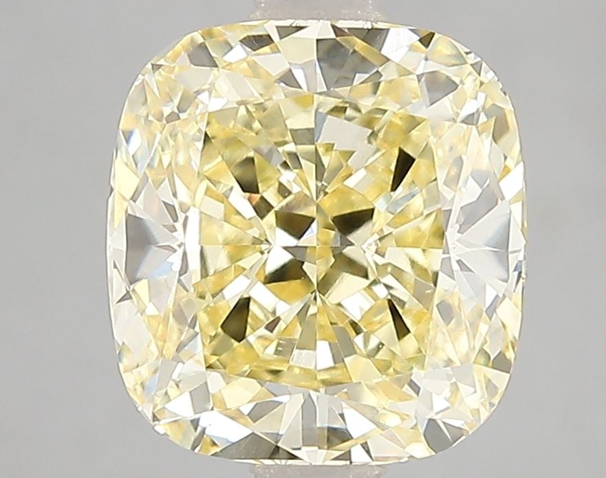 Cushion Brilliant 3.1Ct Fancy Intense Yellow Vvs2 - Loose Lab Diamond (1 of 1)