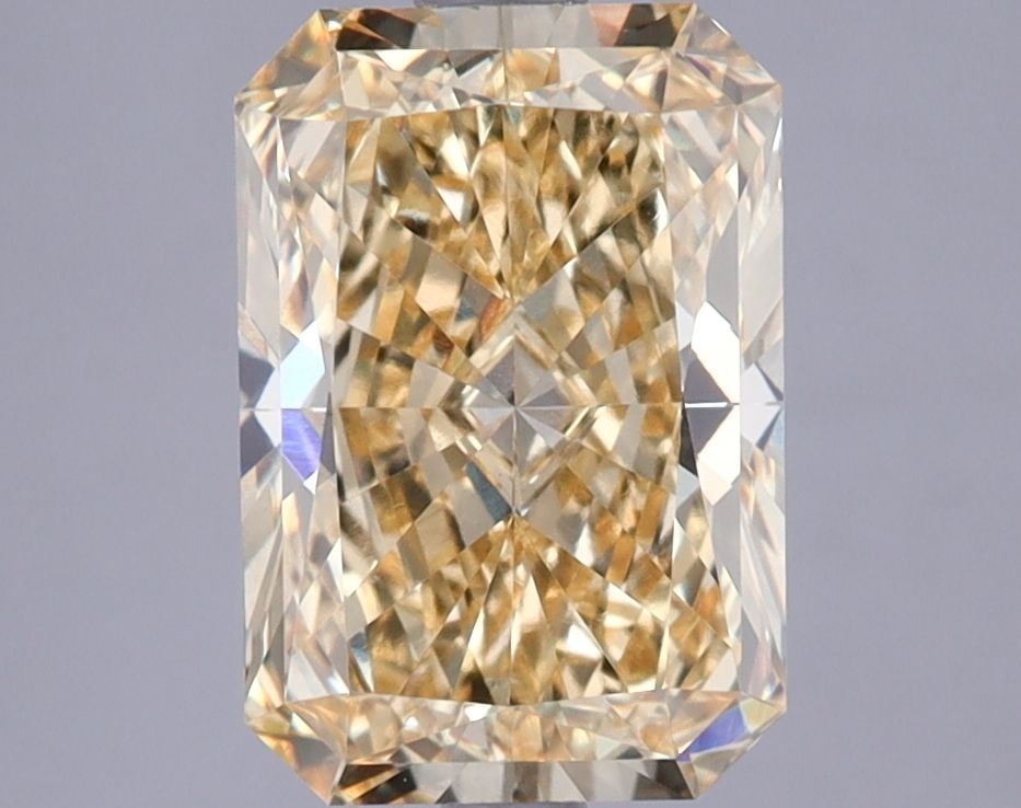 Radiant 2.45Ct Fancy Vivid Yellow Vvs2 - Loose Lab Diamond (1 of 1)