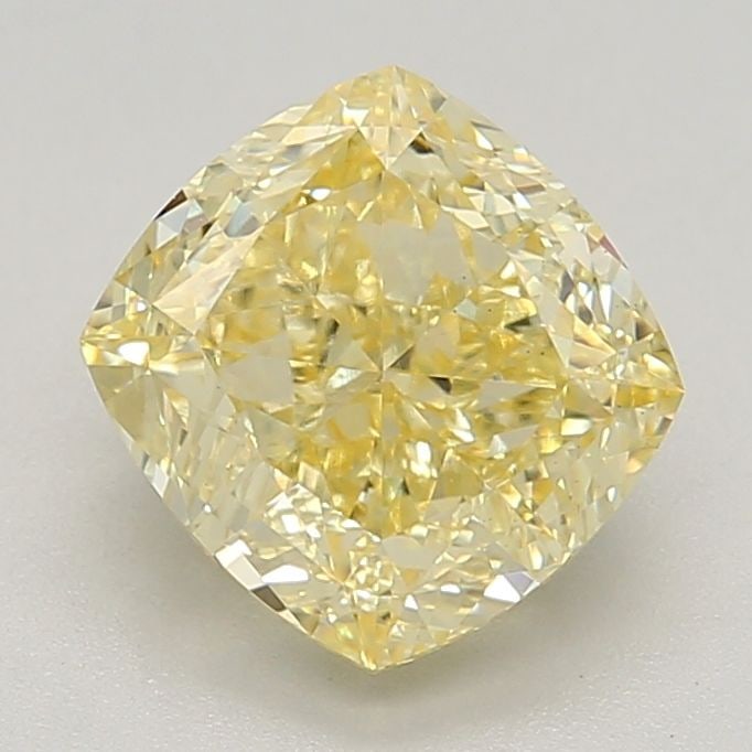 Cushion Modified 2.38Ct Fancy Intense Yellow Vs1 - Loose Lab Diamond (1 of 1)