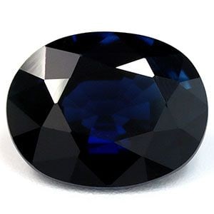 Oval 3.15Ct Blue Ec - Loose Sapphire Gemstone (1 of 1)
