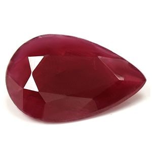 Pear 2.57Ct Red Si - Loose Ruby Gemstone (1 of 1)