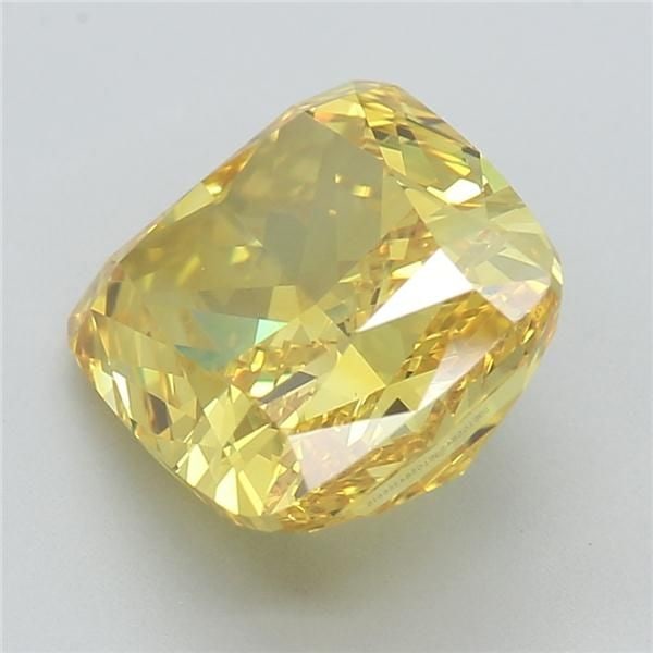 Cushion Modified 2.72Ct Fancy Vivid Yellow Vs1 - Loose Lab Diamond (1 of 1)