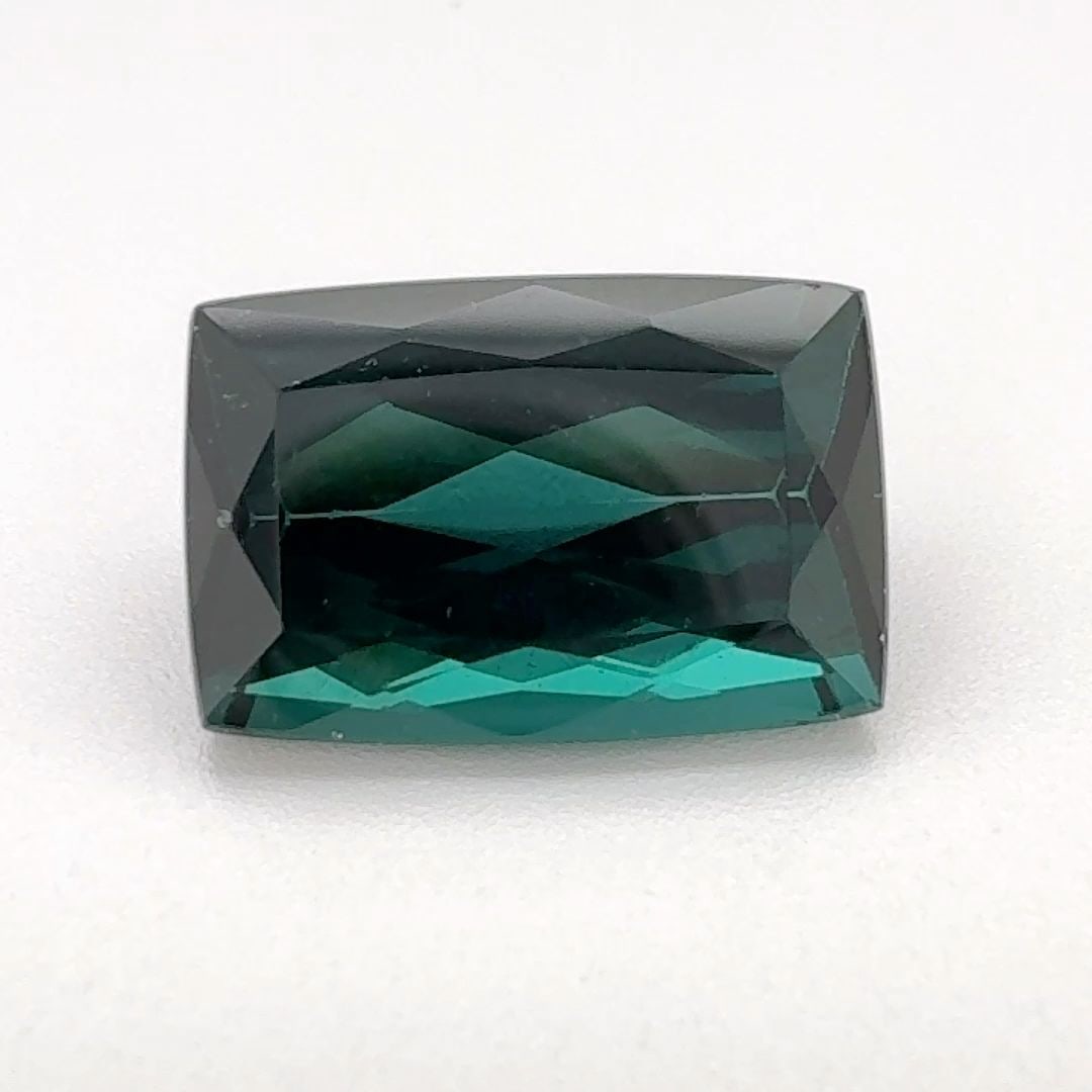 Cushion 3.5Ct Blue Ec - Loose Tourmaline Gemstone (1 of 1)