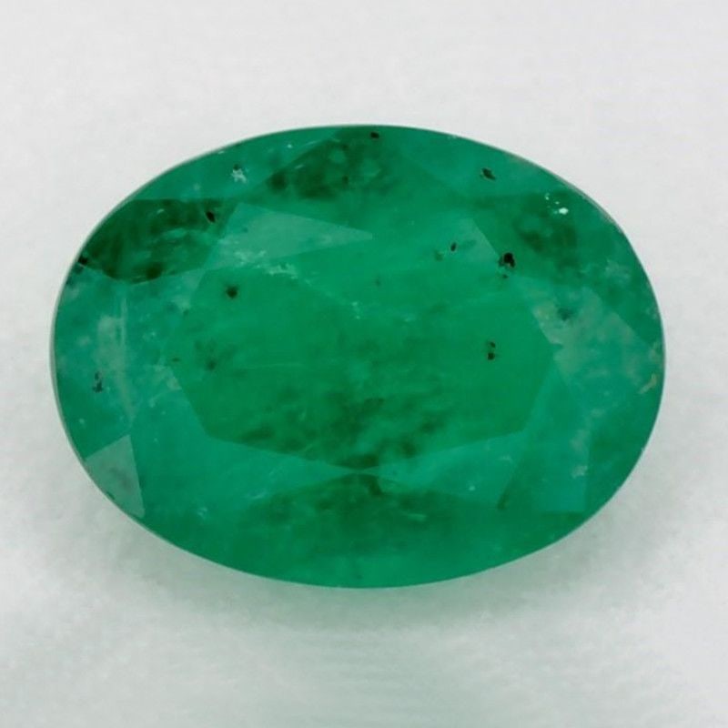 Oval 1.17Ct Green Si - Loose Emerald Gemstone (1 of 1)