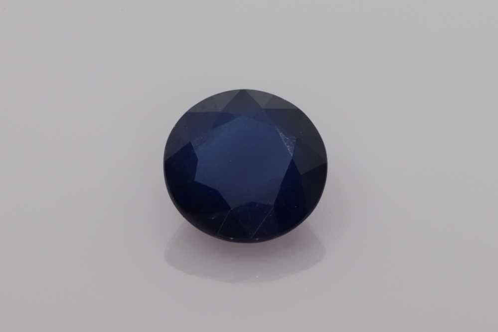 Round 3.33Ct Blue Si - Loose Sapphire Gemstone (1 of 1)