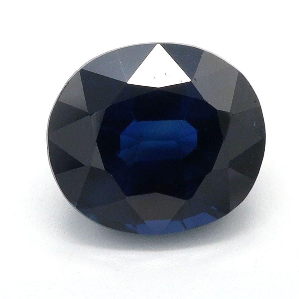 Oval 1.68Ct Blue Ec - Loose Sapphire Gemstone (1 of 1)