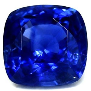 Cushion 1.29Ct Blue Si - Loose Sapphire Gemstone (1 of 1)