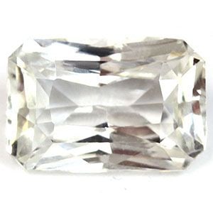 Emerald 1.59Ct White Ec - Loose Sapphire Gemstone (1 of 1)