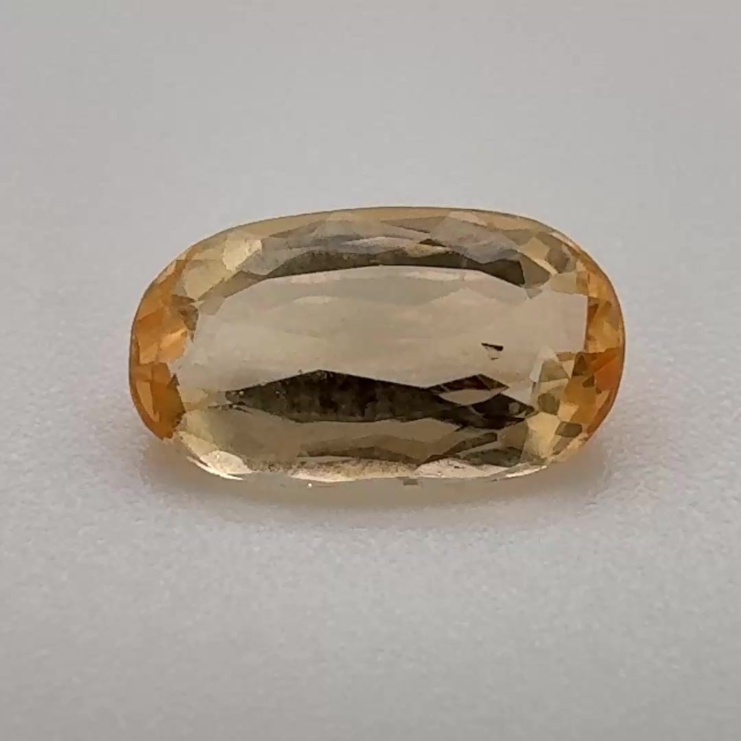 Oval 1.235Ct Orange Si - Loose Topaz Gemstone (1 of 1)