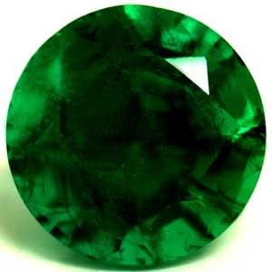 Round 1.1Ct Green Ec - Loose Emerald Gemstone (1 of 1)