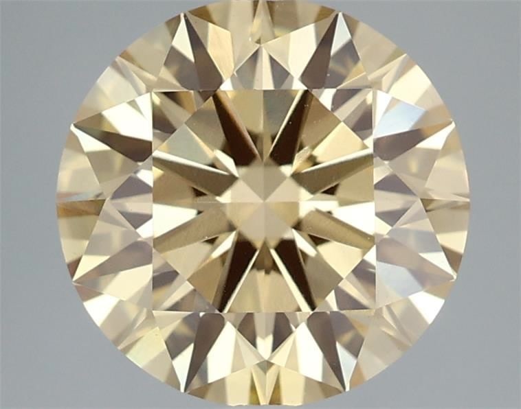 Round 3.02Ct Fancy Intense Yellow Vvs2 - Ideal Loose Lab Diamond (1 of 1)