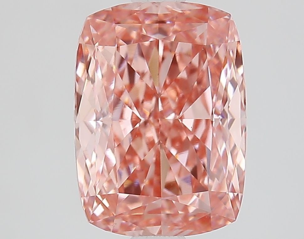 Cushion Modified 2.62Ct Fancy Vivid Pink Vs1 - Loose Lab Diamond (1 of 1)