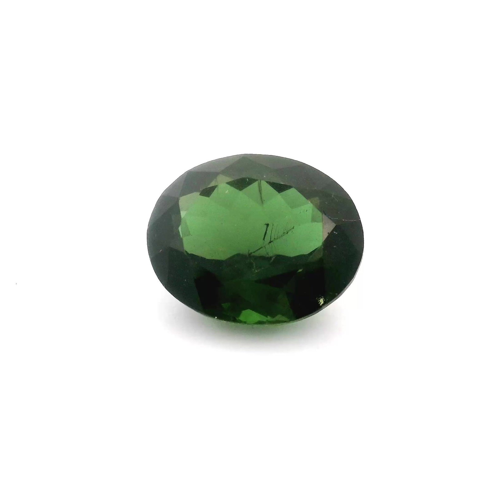 Oval 3.62Ct Green Si - Loose Tourmaline Gemstone (1 of 1)
