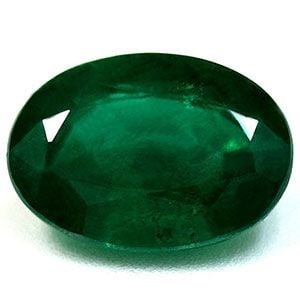 Oval 3.05Ct Green Si - Loose Emerald Gemstone (1 of 1)