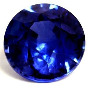 Round 1.26Ct Blue Ec - Loose Sapphire Gemstone (1 of 1)