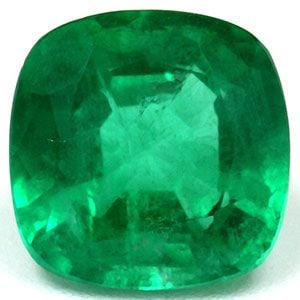 Cushion 1.58Ct Green Si - Loose Emerald Gemstone (1 of 1)