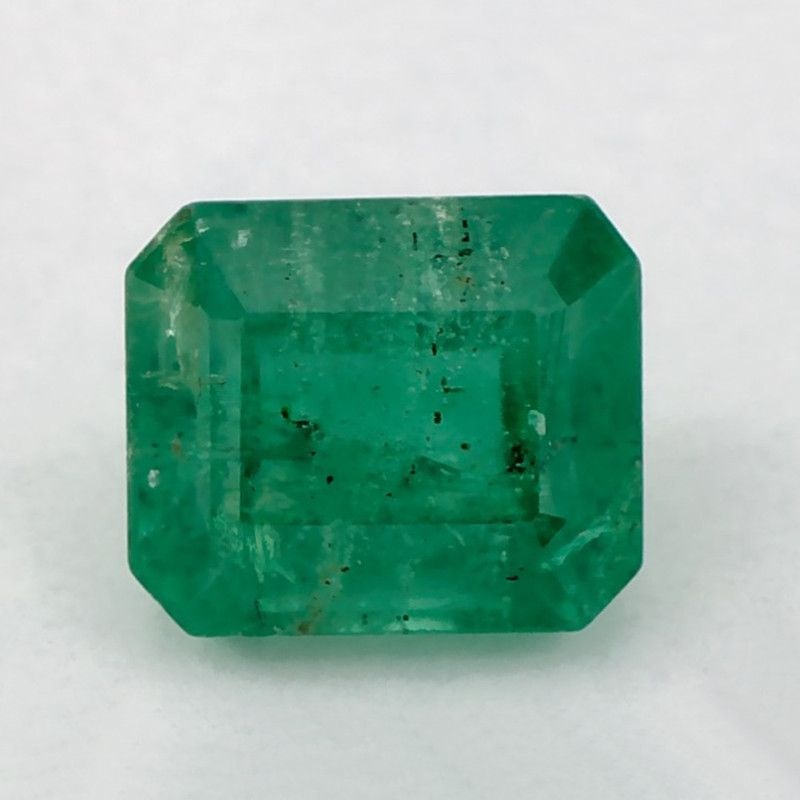 Octagonal 1.74Ct Green Si - Loose Emerald Gemstone (1 of 1)