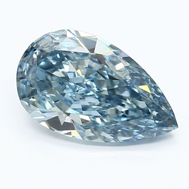 Pear 1.71Ct Fancy Vivid Blue Vvs2 - Loose Lab Diamond (1 of 1)