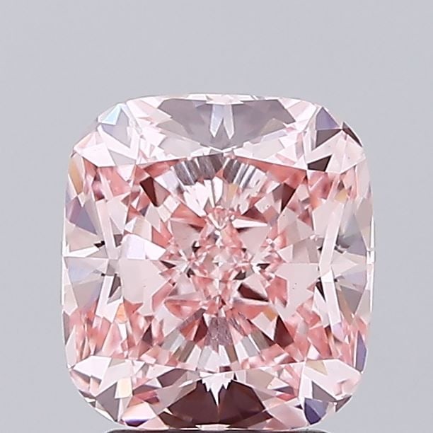 Cushion Modified 3.02Ct Fancy Vivid Pink Vs1 - Loose Lab Diamond (1 of 1)