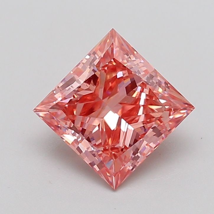 Princess 2.11Ct Fancy Light Brownish Pink Vs1 - Loose Lab Diamond (1 of 1)