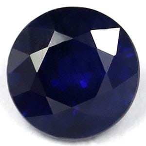 Round 1.08Ct Blue Ec - Loose Sapphire Gemstone (1 of 1)