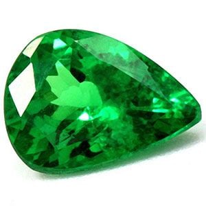 Pear 1.04Ct Green Ec - Loose Garnet Gemstone (1 of 1)