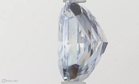 Square Radiant 2.01Ct Fancy Blue Si2 - Loose Lab Diamond (1 of 1)