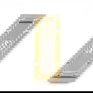 Cartier Money Clip Stainless Steel Silver Must De Cartier: Gender: Mens Material: GP Brand: CARTIER Item: Money clip Model: Must de Cartier Gender: mens Color: Silver Material: Stainless Steel , Gold Plated Accessories: None Size: cm (approx.): H50mm x W18mm