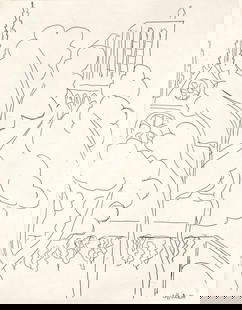 Henri Matisse, La Cit Notre Dame (Duthuit I.248), A La Gloire Paris, Etching: Etching on vlin Canson et Montgolfier paper. Unsigned and unnumbered. Paper Size: 13.5 x 10.5 inches. Excellent condition. Notes: From the folio, A La gloire Paris, 1937. Published by L'Imprimerie Dar