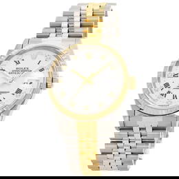 Rolex Datejust 10P Diamond Watches 16233G Stainless Steel/Ssxk18Yg Mens