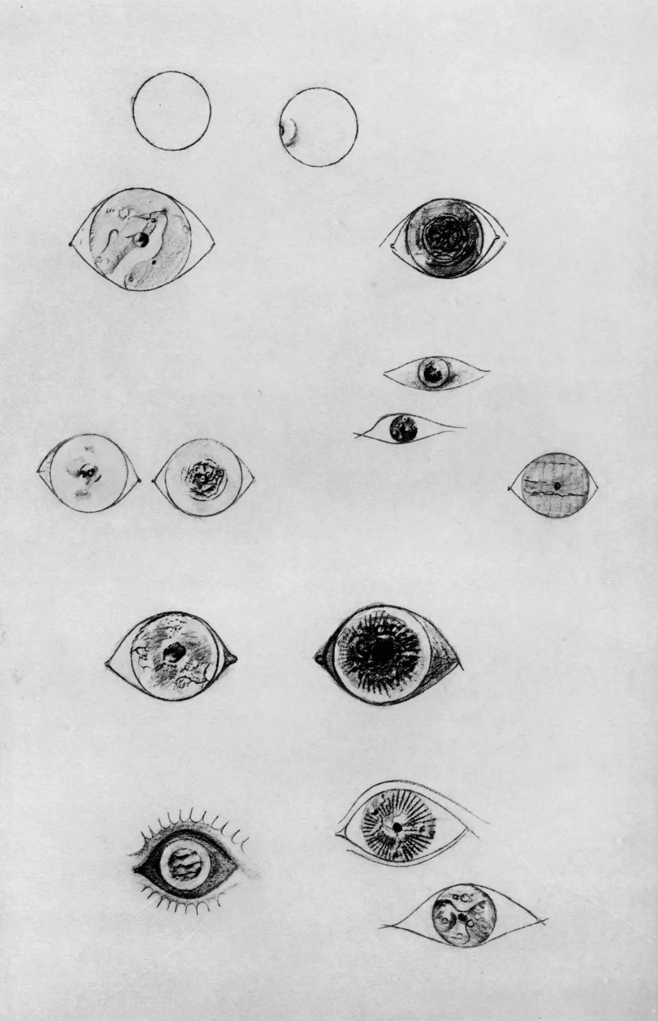 Max Ernst, Composition (Spies/Leppien 222), Histoire Naturelle, Lithograph: Collotype from frottage on vlin paper. Paper size: 19.625 x 12.75 inches. Excellent condition. Unsigned and unnumbered, as issued. Notes: From the album, Max Ernst, Histoire Naturelle, 1972. Published