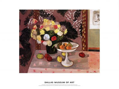 Henri Matisse Still Life: Bouquet And Compotier " Offset Lithograph: Artist: Henri Matisse Title: Still Life: Bouquet and Compotier Year: 2003 Signed: No Medium: Offset Lithograph Paper Size: 18 x 24 inches ( 46 x 61 cm ) Image Size: 13 x 16.25 inches ( 33 x 41 cm ) Ed