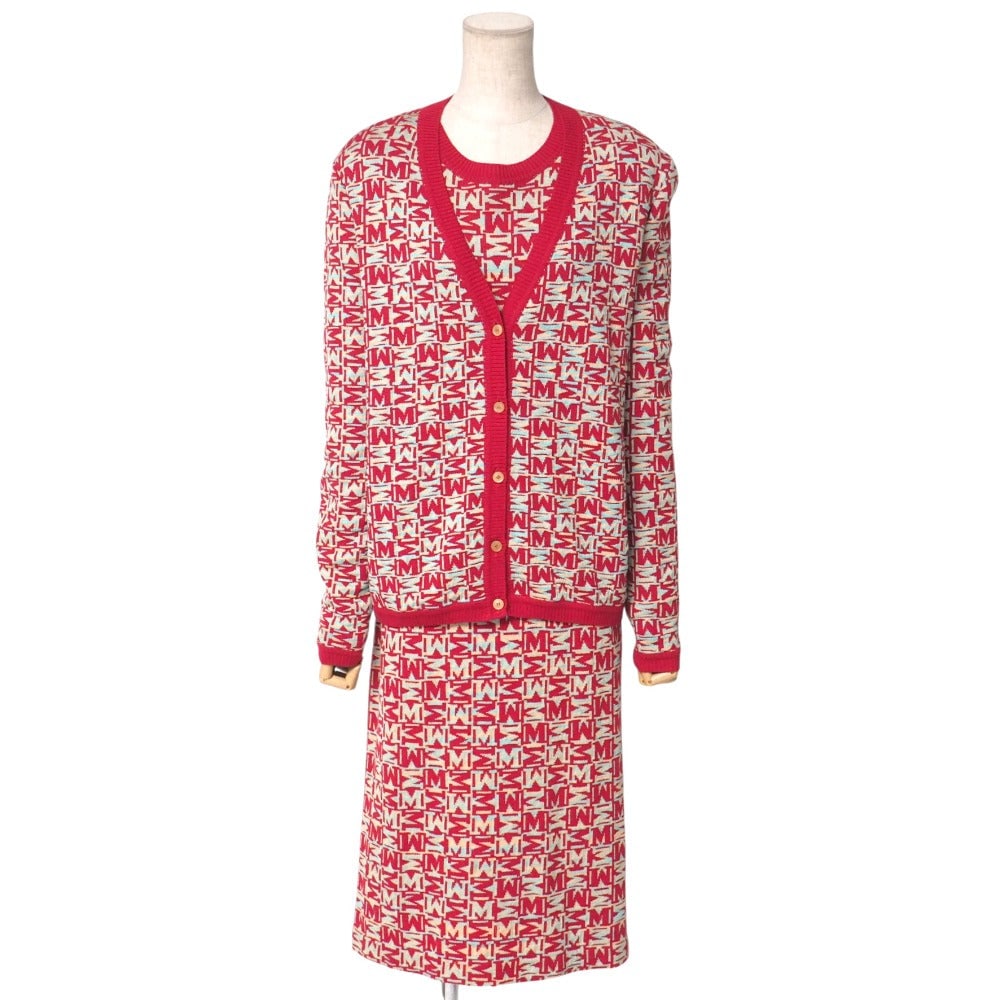 Missoni Ensemble Wool Red Yellow Light Blue Women 42/44 (1 of 12)