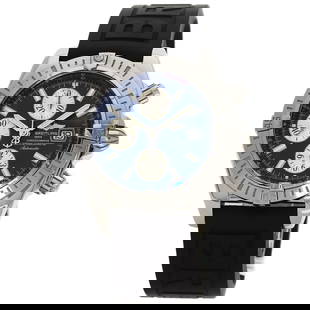 Breitling Chronomat Evolution Watches A13356 Stainless Steel/Rubber Mens: Style: Watches Material: Stainless Steel Display: Chronograph Movement: Mechanical Automatic Type: Wristwatch Exterior Color: Silver Wrist Size: 6.50inch Product Disclaimer: Items may exhibit light we