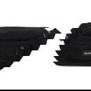 Balenciaga Sling Bag 482389 2Aa2C 1000 Nylon Black Waist Pouch New Logo Explorer Belt Bag Mens
