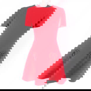 Valentino Dress 383Va4G61Cf Outer: Material: Wool Gender: Women Brand: VALENTINO Item: dress Gender: Women Color: Red Material: Outer: 65% wool, Outer: 35% silk, Lining: 91% rayon, Lining: 9% polyurethane, Filling: 100% polyester Acces
