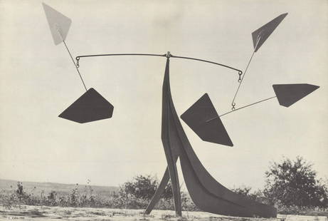 Alexander Calder Fafnis " Offset Lithograph Surrealism Black & Whit: Artist: Alexander Calder Title: Fafnis Year: 1973 Signed: No Medium: Offset Lithograph Paper Size: 15 x 22 inches ( 38 x 56 cm ) Image Size: 15 x 22 inches ( 38 x 56 cm ) Edition Size: Unknown Framed: