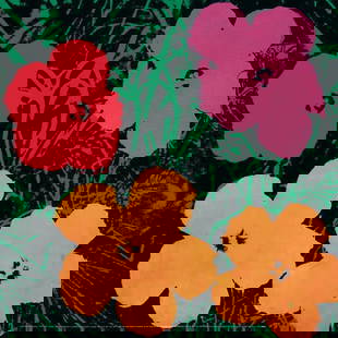 Andy Warhol Flowers, -Small " Poster Pop Art: Artist: Andy Warhol Title: Flowers, 1964-small Year: 1993 Signed: No Medium: Offset Lithograph Paper Size: 26 x 26 inches ( 66 x 66 cm ) Image Size: 26 x 26 inches ( 66 x 66 cm ) Edition Size: Limited