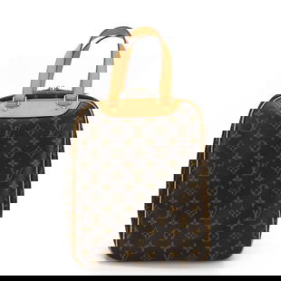 Louis Vuitton Handbag M41450 Monogram, Tanned Leather Brown Excursion Unisex(Unisex): Material: Monogram canvas Model: Excursion Gender: Unisex Brand: LOUIS VUITTON Item: Handbag Model: Excursion Gender: unisex (Unisex) Color: Brown Material: Monogram, Tanned Leather Accessories: stora