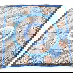 Hermes Scarf Main: Material: Silk Gender: Women Pattern: Carre90 Brand: HERMES Item: scarf Model: JEU DES OMNIBUS ET DAMES Line: Carre90 Gender: Women Color: multicolor Material: Main: 100% silk Accessories: None Size: