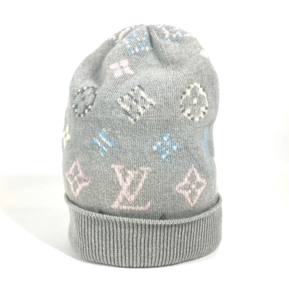 Louis Vuitton Knit Hat M70844 Wool / Cashmere Gray Bonnet Pop Monogram Women: Material: Wool Gender: Women Brand: LOUIS VUITTON Item: Knit hat Model: Bonnet Pop Monogram Gender: Women Color: gray Material: Wool, Cashmere Accessories: None Size: cm (approx.): Head circumference: