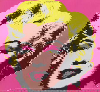 Andy Warhol Marilyn Pink (Sm) " Poster Pop Art Pink, Yellow Wom: Artist: Andy Warhol Title: Marilyn Pink (sm) Year: 1993 Signed: No Medium: Offset Lithograph Paper Size: 25.5 x 25.5 inches ( 65 x 65 cm ) Image Size: 25.5 x 25.5 inches ( 65 x 65 cm ) Edition Size: U